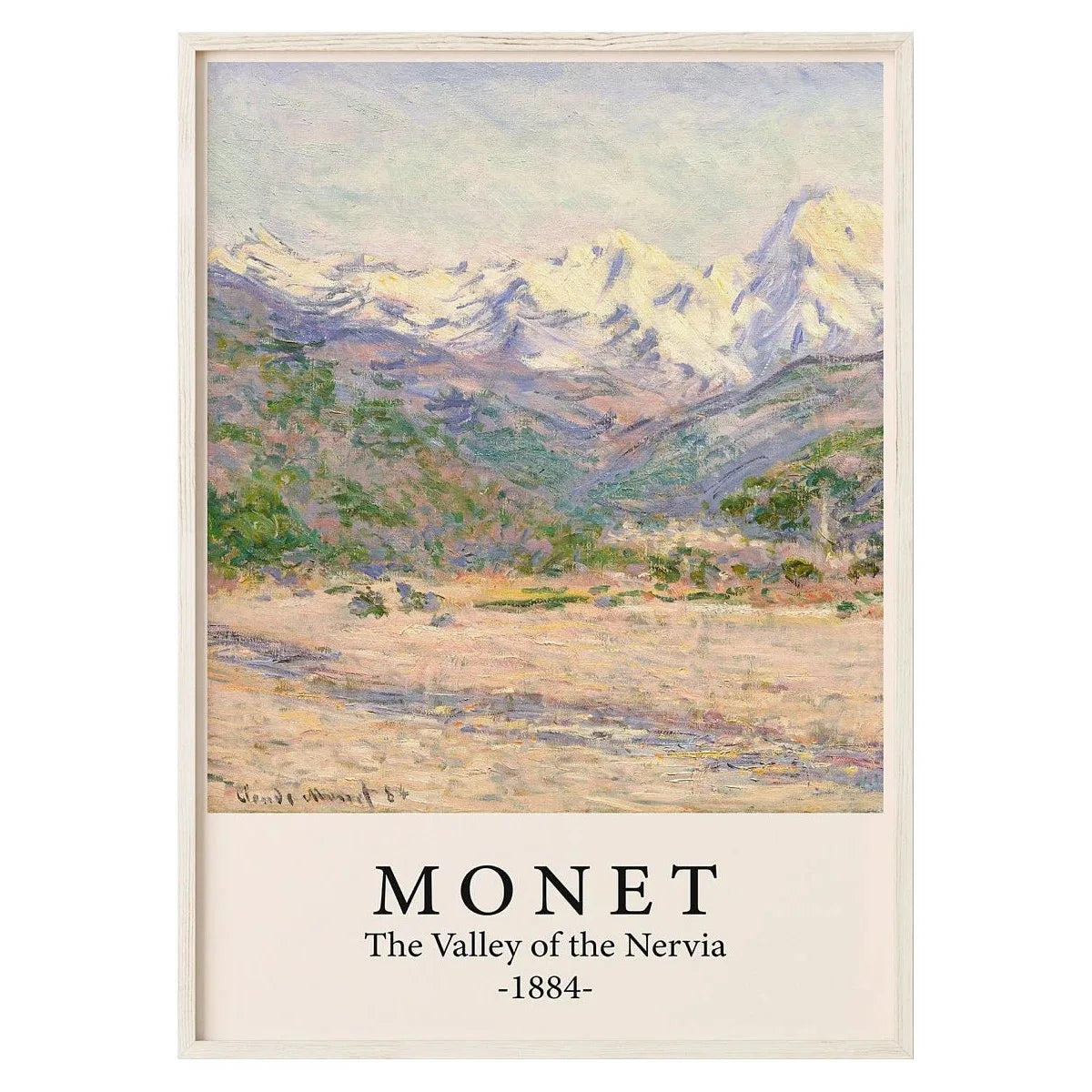 Claude Monet | Série Chefs-d'œuvre | La vallée de la Nervia 1884