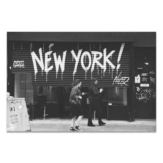 New York Graffiti Street Art Wall Poster for Urban Home Design | Home Decor | Decoration Poster