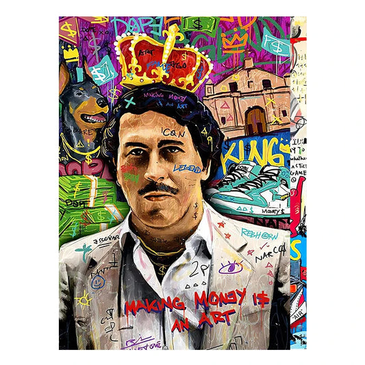 Graffiti Wall Art Poster | Pop Art Canvas Print | Movie Icon Poster | Home Decor Wall Art | Living Room Artwork