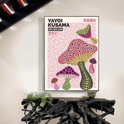 Yayoi Kusama - Exhibition Mushrooms