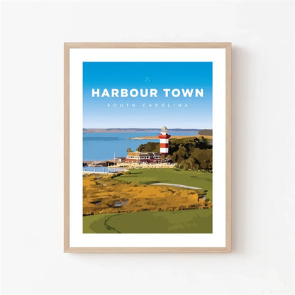 Harbour Town Golf Course | Vintage South Carolina Art