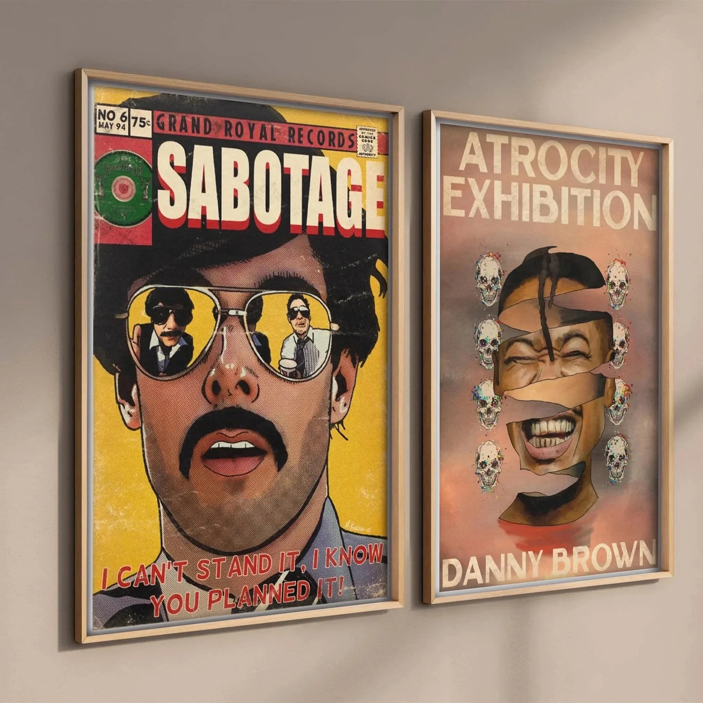 Music Comic Poster - Danny Brown - Atrocity Exhibition