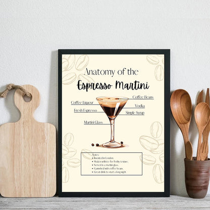 Espresso Martini Rezept | Elegante Bardekoration