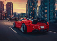 Rot Schwarz Luxus Auto Ferraris-F40 Poster und Drucke Leinwand Malerei Wand Kunst Bilder Moderne Wohnzimmer Büro Wohnkultur