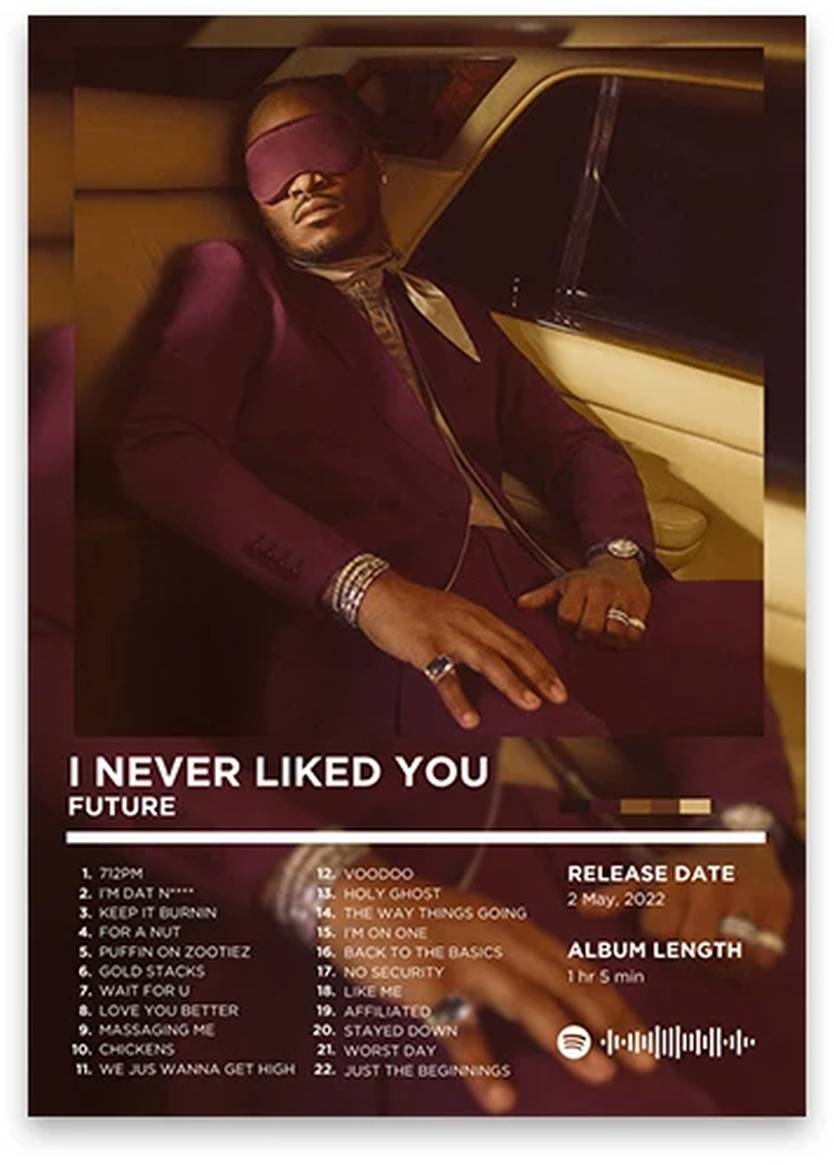 I Never Liked You | Future | Rhyme Legends | Iconic Rap Album Art Collection | Hip Hop | Album Cover