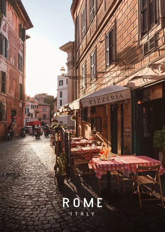 Trastevere | Rome | Italy | Wander through Charming Streets | Taste of Roman Life | Picturesque Rome Posters