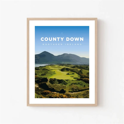 County Down Golf Course | Northern Ireland Scenic Art