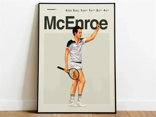 Legends Of Tennis | Aesthetic Modern Tennis Art | John McEnroe