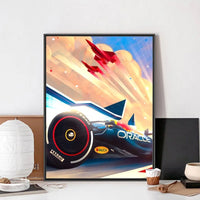Vintage 80er Jahre Auto F1 Racing Kein Rahmen Poster Kraft Club Bar Papier Vintage Poster Wand Kunst Malerei Schlafzimmer Studie Aufkleber