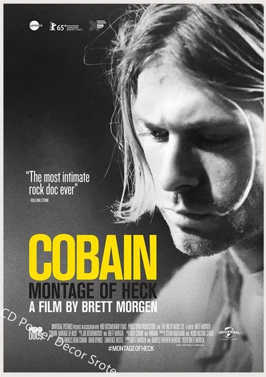 Kurt Cobain | Rock and Roll Poster | Music Art Wall Decor | Aesthetic DIY | Home Room Cafe Bar