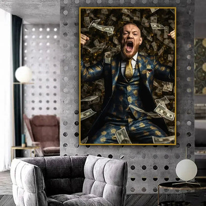 Conor McGregor | Inspirerende UFC Kunst | Geldregen Thema