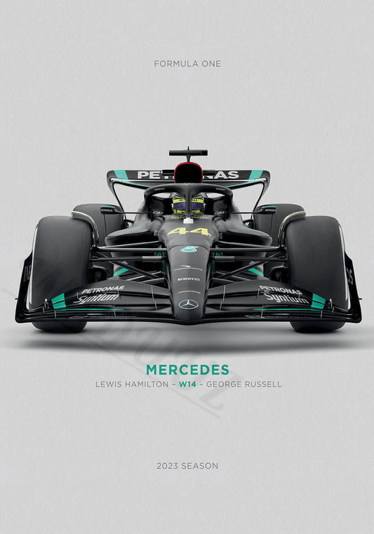 Mercedes | Lewis Hamilton | George Russell | W14 | Mercedes | Experience the Speed and Precision of Formula 1