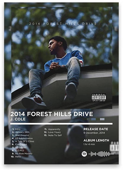 J. Cole | 2014 Forest Hills Drive | Legendäres Albumcover