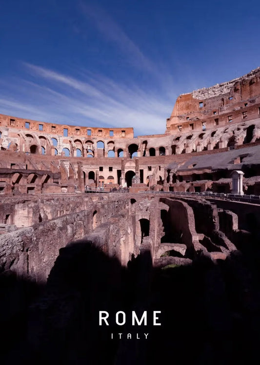 Colosseum | Rome | Italy | Relive the Gladiators' Battles | Icon of Roman Endurance | Historic Rome Posters