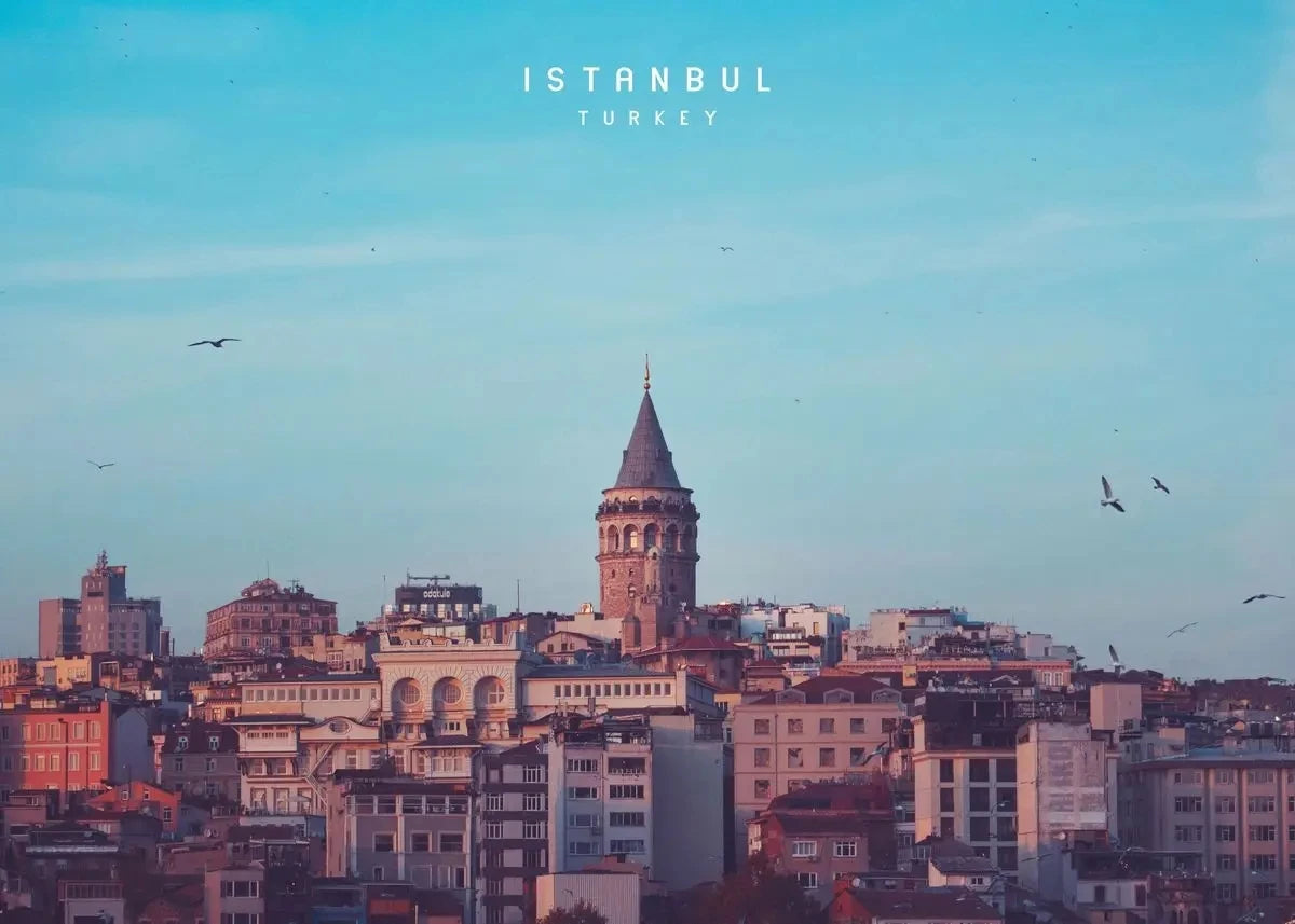 Galata Tower at Dawn | Istanbul | Constantinople | Turkey | Historic Tower Overlooking the City | Enchanting Turkish Landscapes