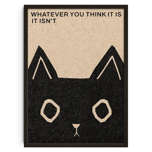 Vintage Retro Abstract Poster | Mid Century Canvas Art | Wall Decor for Living Room & Bedroom