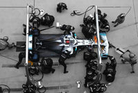 Poster | Lewis Hamilton Boxenstopp Mercedes 2020 | Präzise Rennszene | Visuelle Kunstwerke mit hoher Oktanzahl