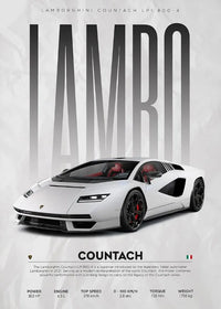 Lamborghini Veneno Huracan STO Countach Poster Hyper Car Leinwand Malerei Super Auto Druck Wand Kunst Bild Zimmer Home Decor Geschenke
