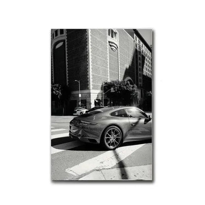 Kalifornien | Porsche 992 | Silhouetten & Skylines | Hommage an Modelegenden