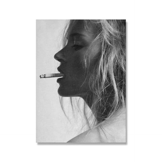 Pensive Smoke | Kate Moss | Supermodel