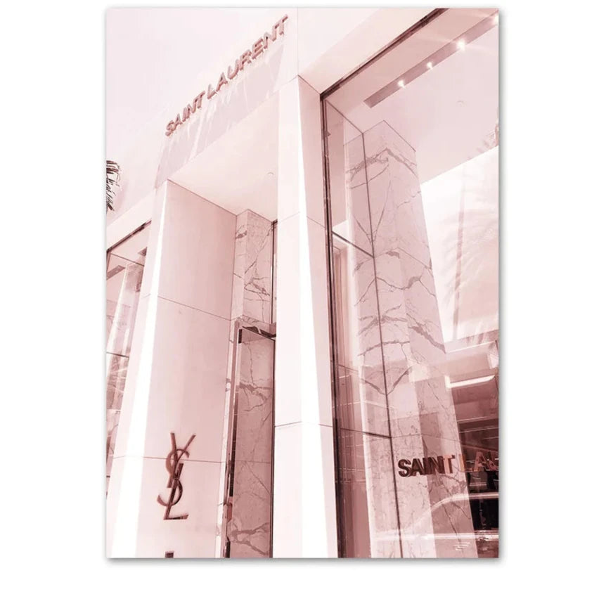 Designer Store | Luxury Shopping | High Class Fashion | Storefront | Yves Saint Laurent