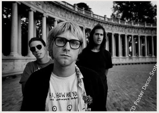 Kurt Cobain Music Art Poster | Rock & Roll Wall Decor | Aesthetic Room Decor | Home Bar Cafe Artwork