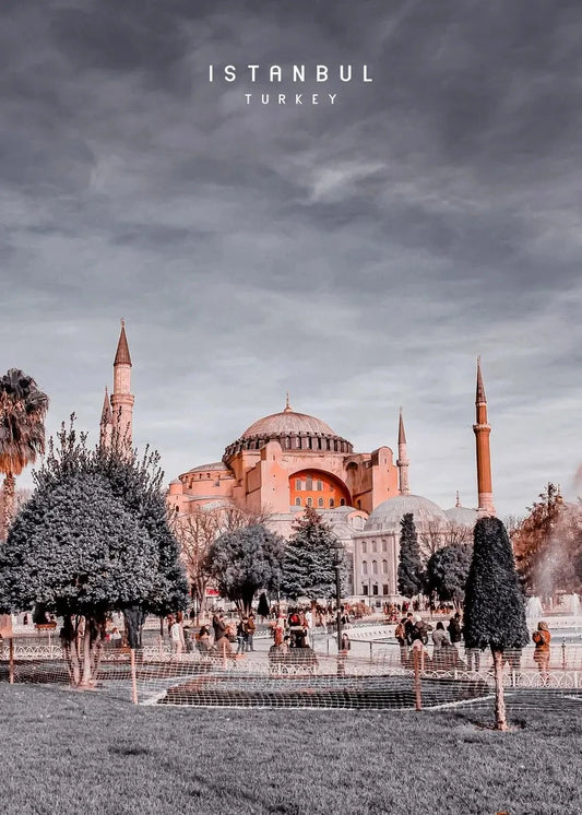 Hagia Sophia Winter Scene | Istanbul | Constantinople | Turkey | Snow-Covered Hagia Sophia | Winter Wonders of Turkey