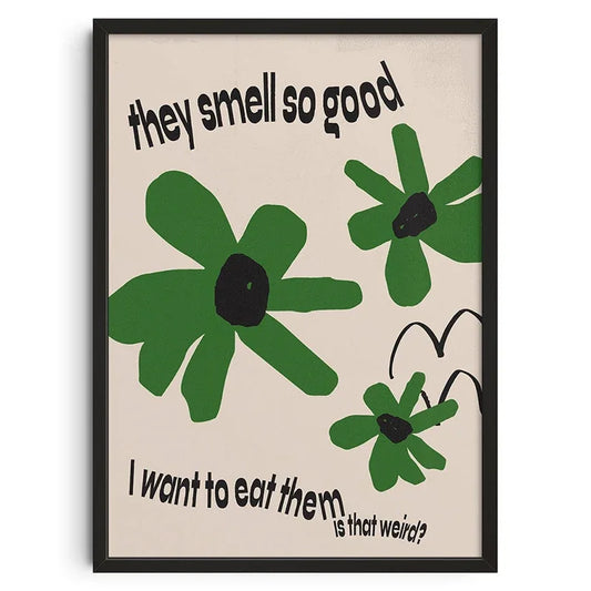 Vintage Poster | Retro Abstract Canvas Print | Mid Century Art for Living Room Bedroom Decor