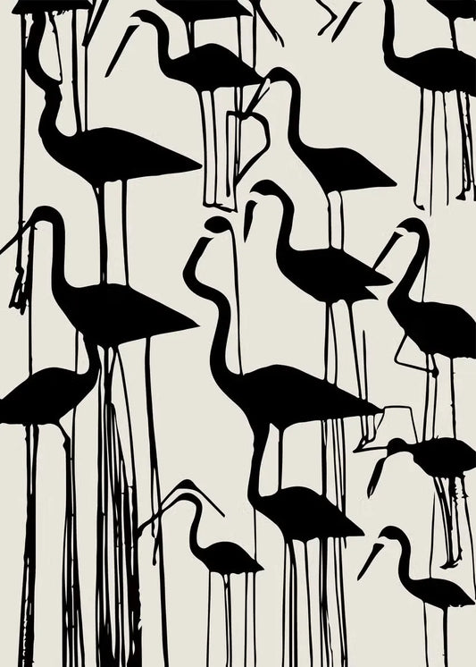 Flamingo Motifs | Unique Japanese Artistic Expressions