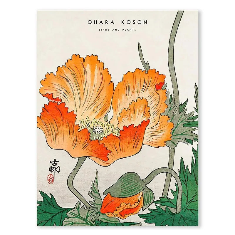 Ohara Koson | Oiseaux et plantes | Ukiyo-e | Art japonais