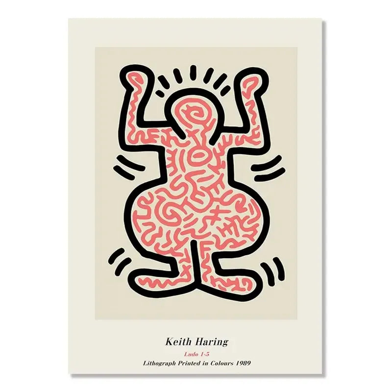 Keith Haring | Collection d'affiches emblématiques | Célébration de l'expression artistique à travers les styles et les époques