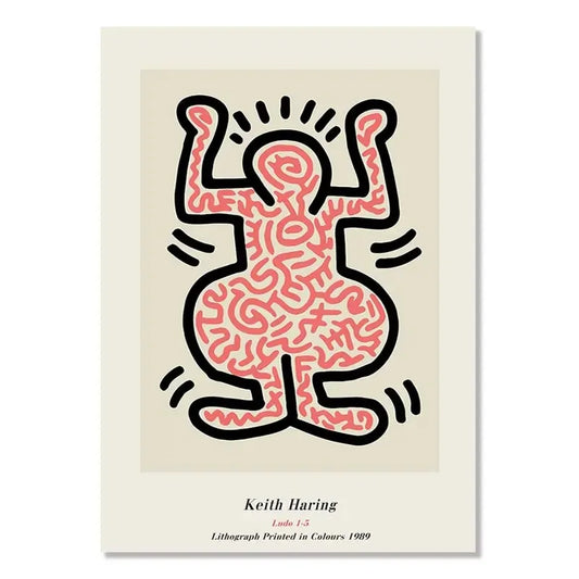 Keith Haring | Iconic Poster Collection | Celebrating Artistic Expression Across Styles and Eras