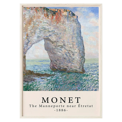 Claude Monet | The Manneporte Near Etretat 1886 | Masterpiece Art Poster