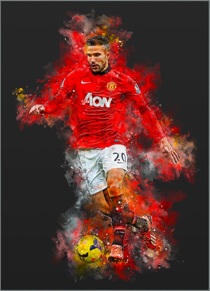 Van Persie Football Soccer poster