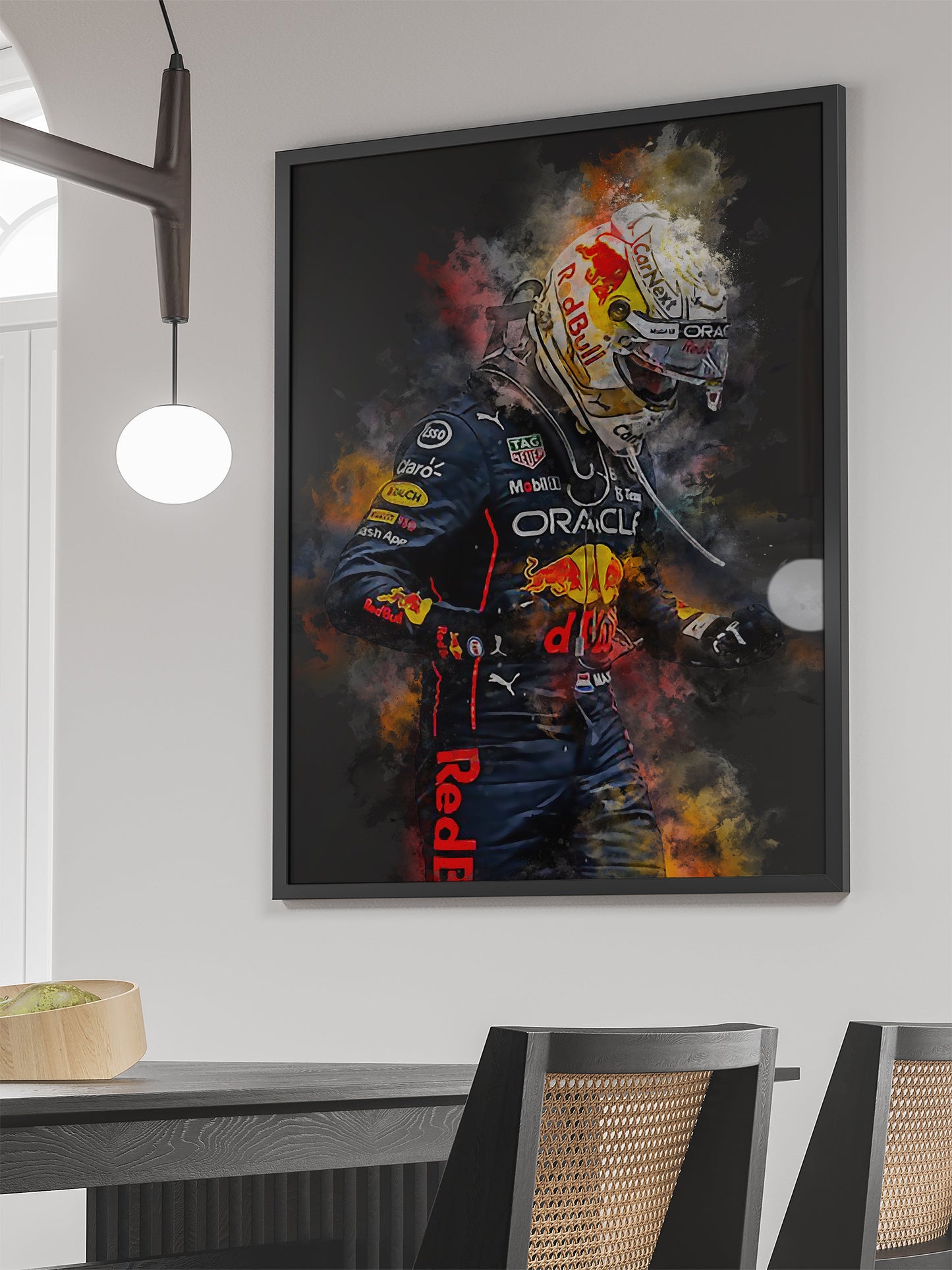 Affiche sportive de Verstappen