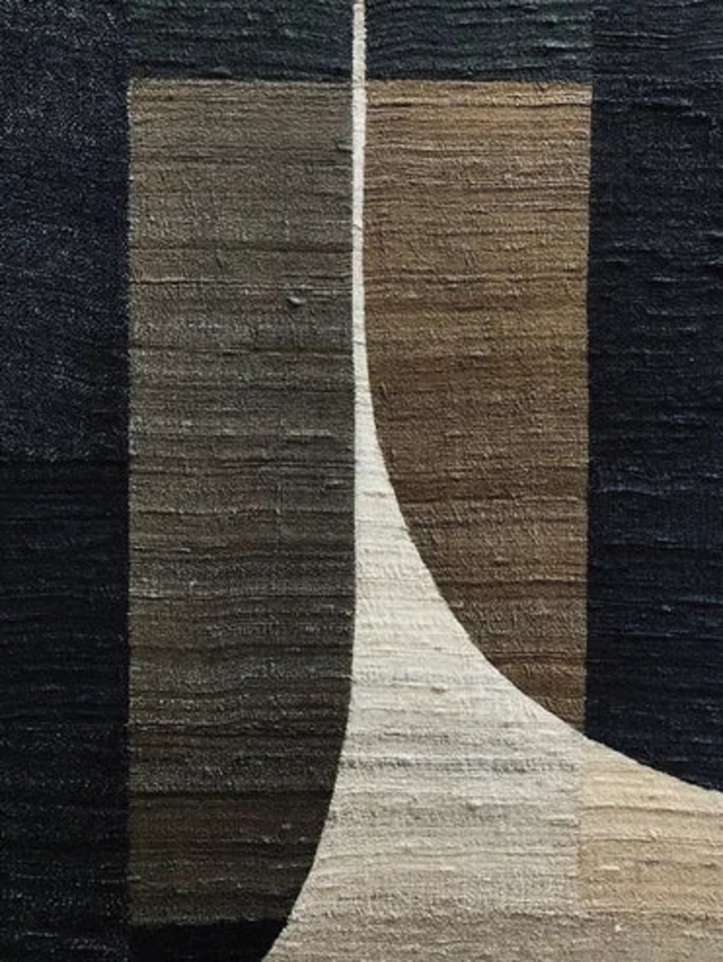 Warmer Minimalismus | Abstrakte Wandkunst | Dezente Farbtöne