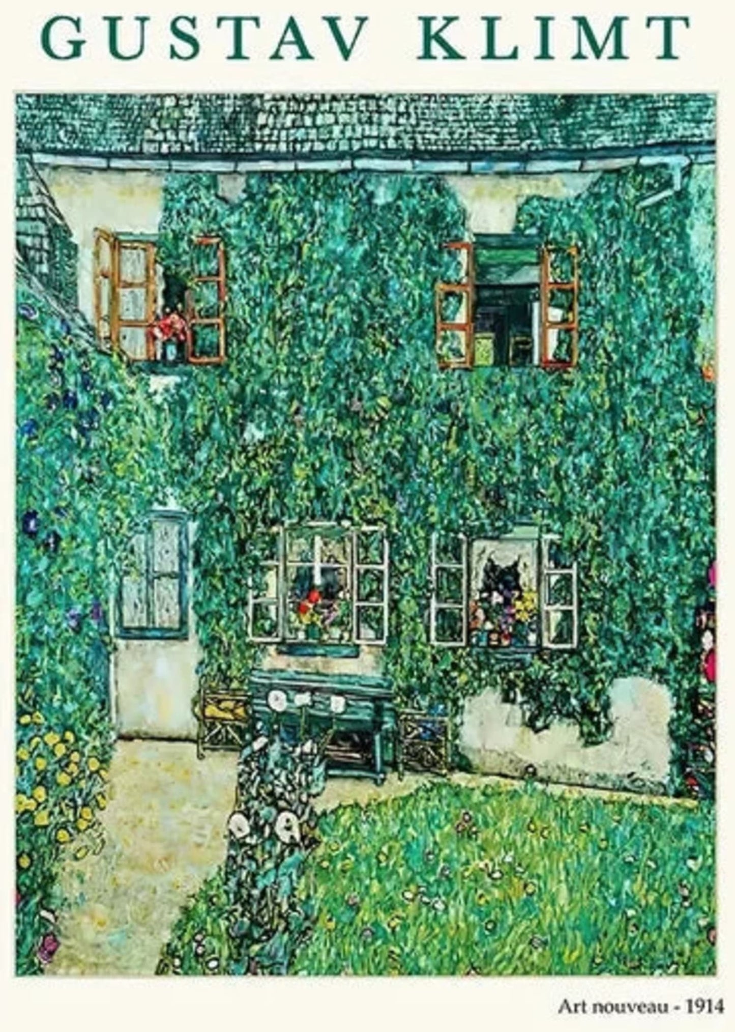 Gustav Klimt | Das Haus Guardaboschi | Jugendstil-Vintage