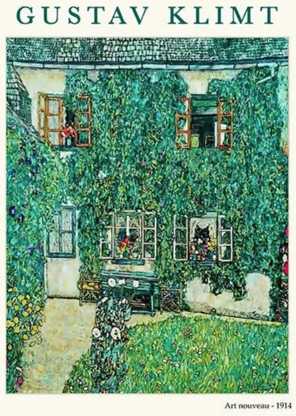 Gustav Klimt | Das Haus Guardaboschi | Jugendstil-Vintage
