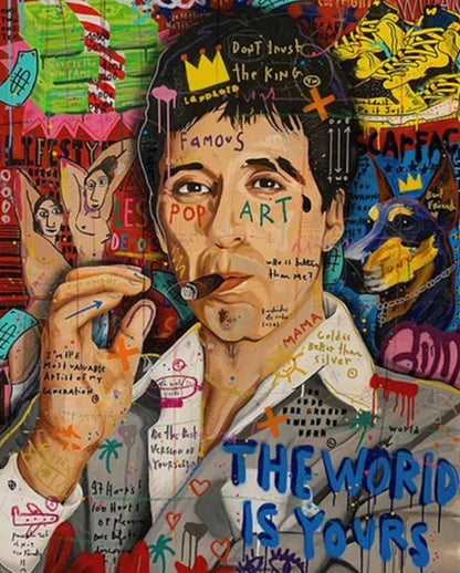 Tony Montana Portrait | Street Pop Graffiti