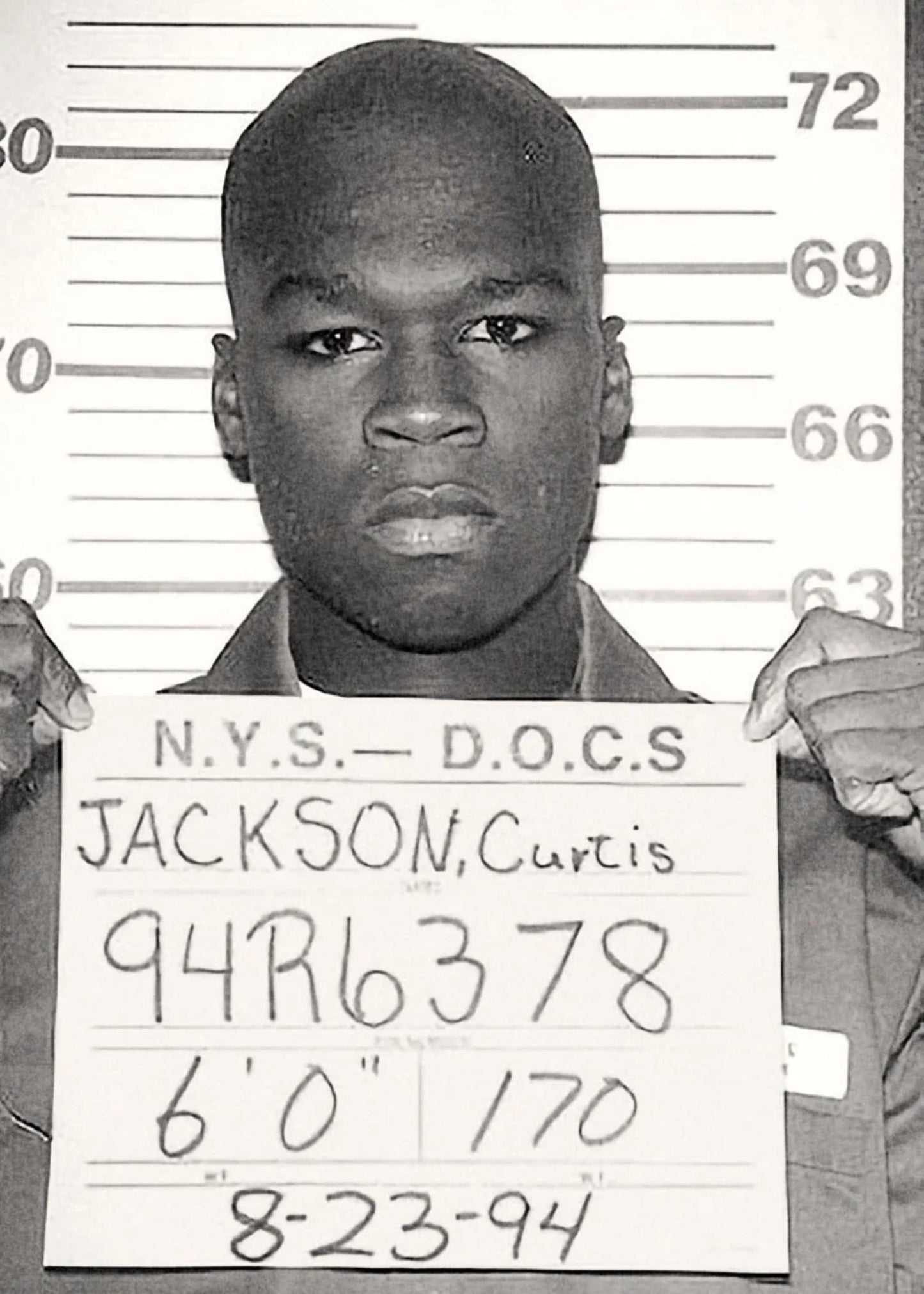 50 Cent Mugshot | Iconische Hip Hop
