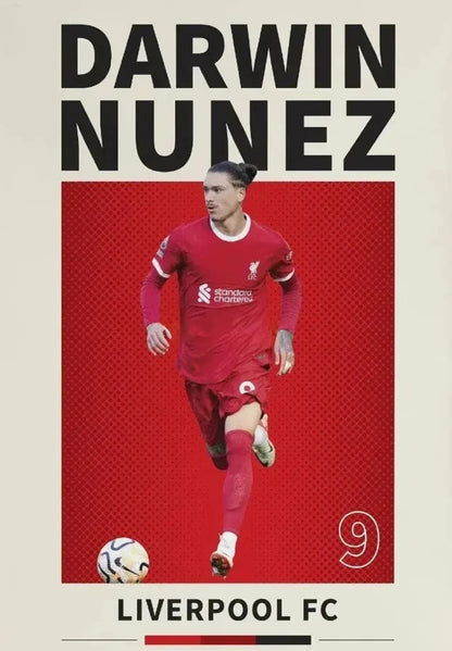 Darwin Nunez | Fußballstar-Poster