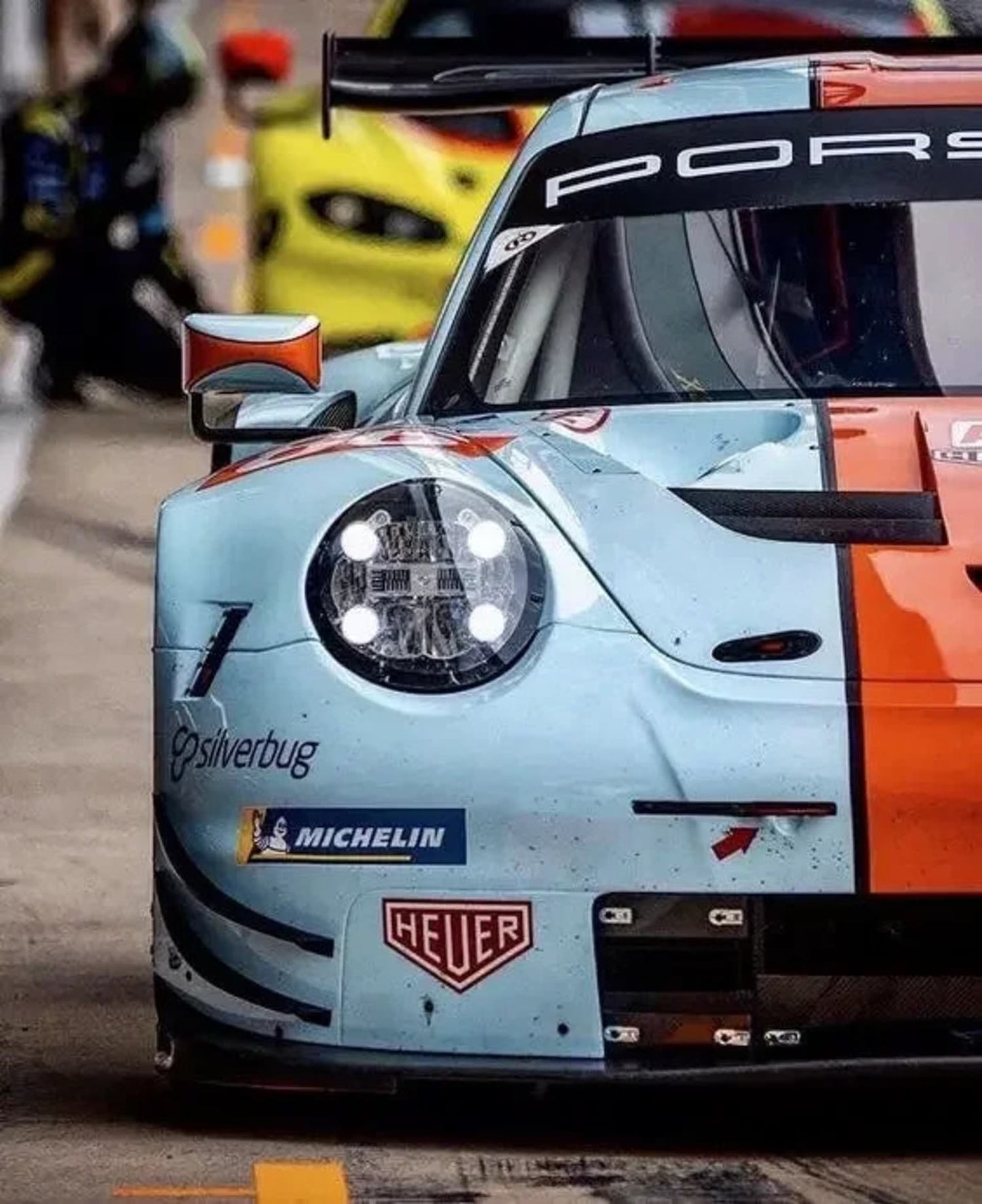 Porsche Racing | Blue Orange Livery | Retro 80s
