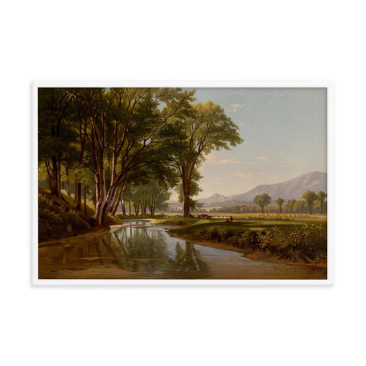 Brook through Conway Meadows - Poster