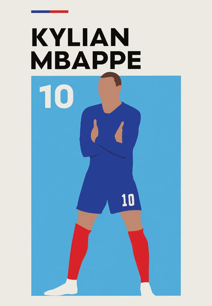 Kylian Mbappé | Voetbalster Kunst