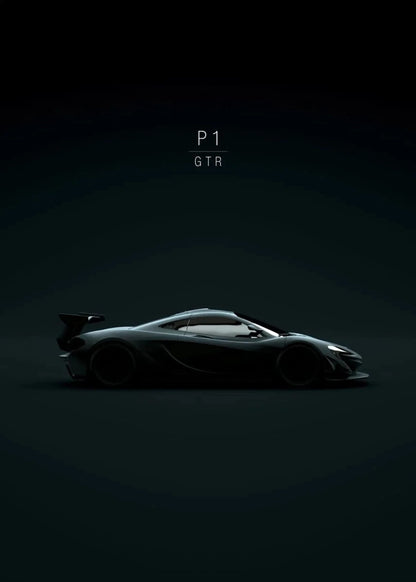 McLaren P1 GTR | Luxe Supercar Kunst