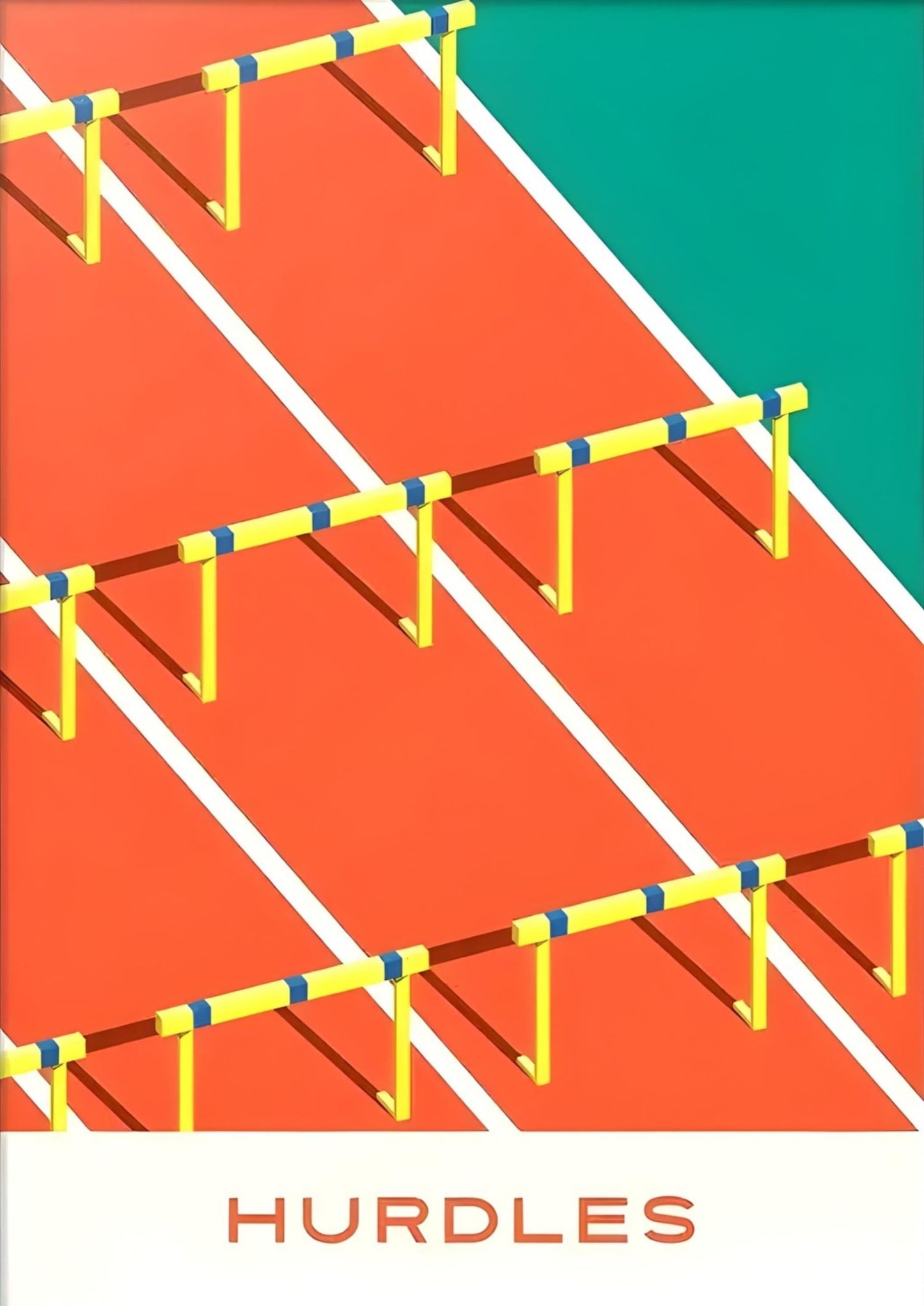 Geometrie van de Overwinning | Sportkunst | Hordelopen