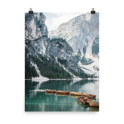 Braies lake 2 - Poster