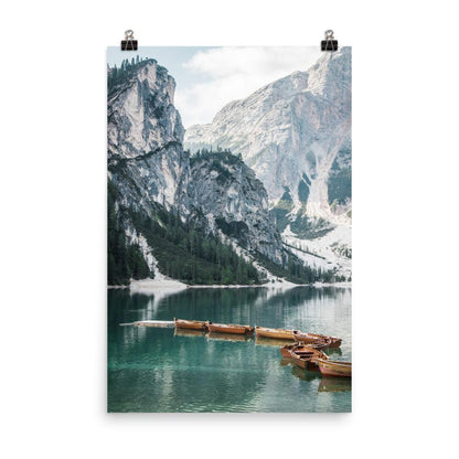 Braies lake 2 - Poster