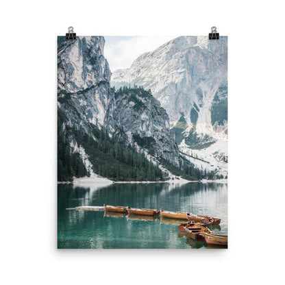 Braies lake 2 - Poster