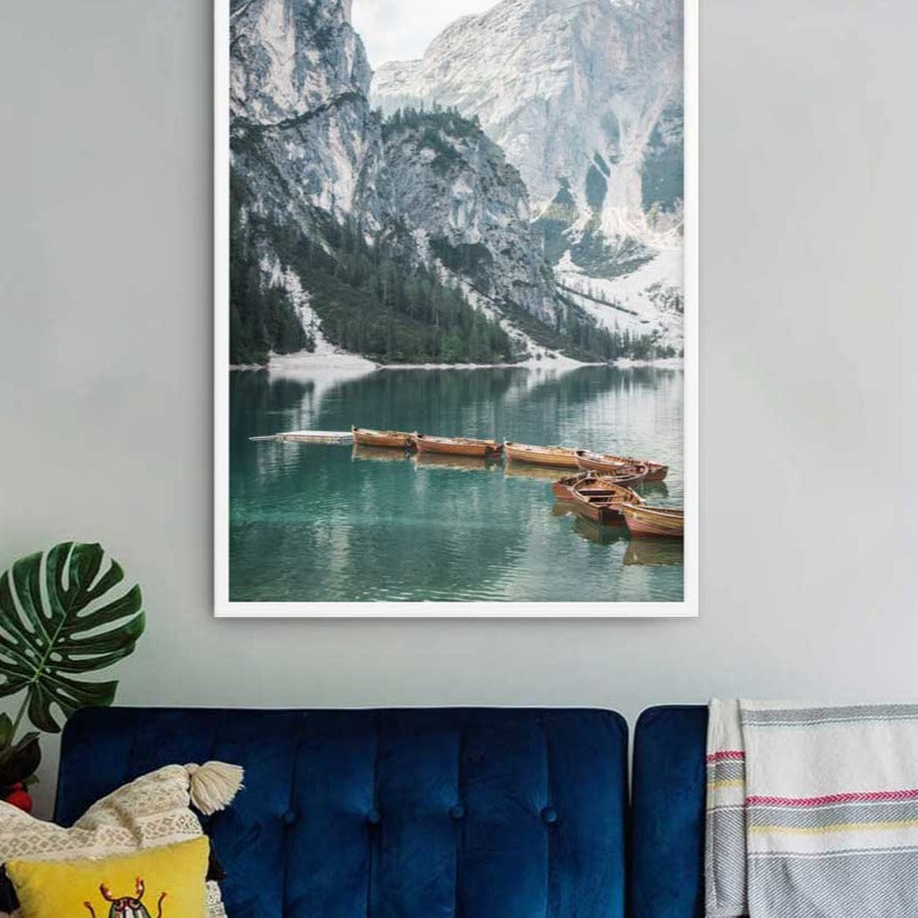 Braies lake 2 - Poster